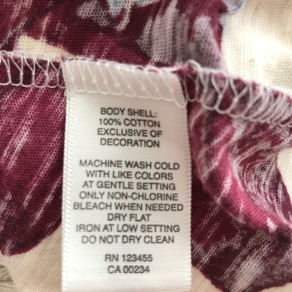 LORD & Taylor floral print fringe feminine tank top. Boho Summer top. Medium - Picture 5 of 6